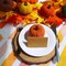 Set of 6 Faux Fall Harvest Crochet Pumpkins Small Knit Pumpkins in Orange Yellow Green Brown Cream Rustic Farmhouse